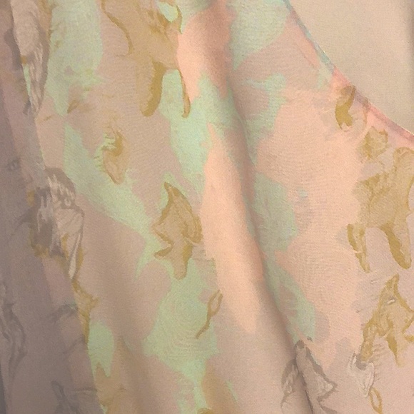 New Rory Beca 100% Silk Chiffon Drawstring Mini Dress - Picture 3 of 6